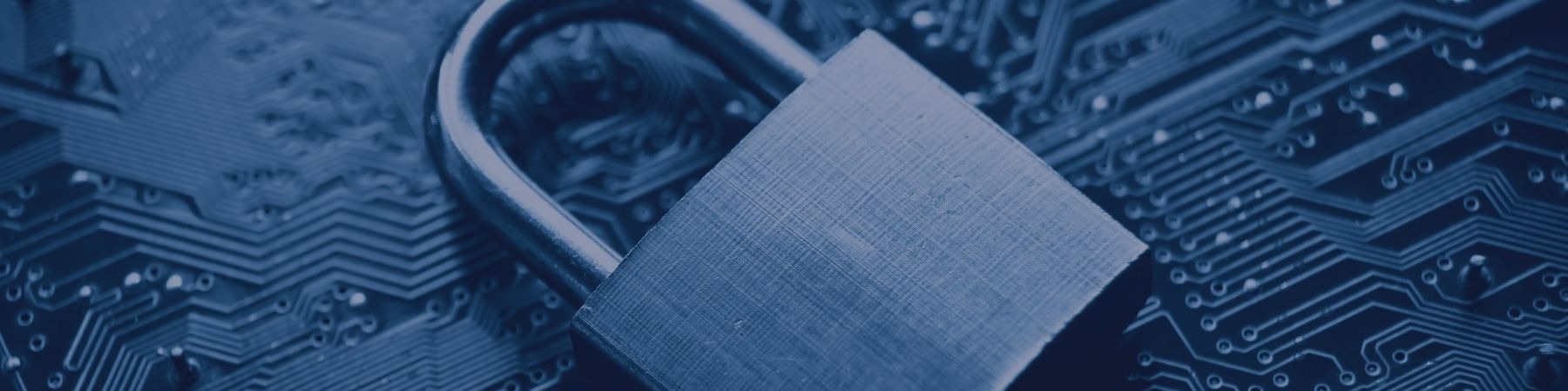 Padlock and computer chip